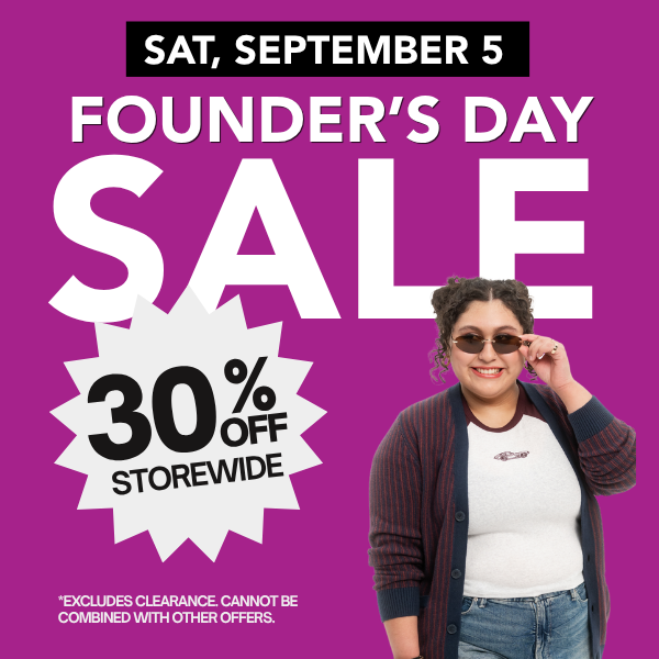 Founder's Day Sale